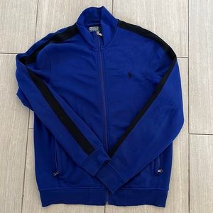Mens blue Full Zip Polo Ralph Lauren M